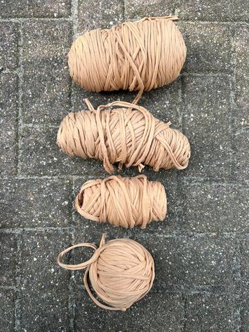 Gerecycled T-shirt Garen - Zandkleur - 4 Bollen beschikbaar voor biedingen