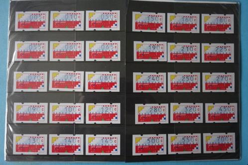 Klussendorf frankeerautomaat zegels postfris 1989-1993, Postzegels en Munten, Postzegels | Nederland, Postfris, Na 1940, Ophalen of Verzenden