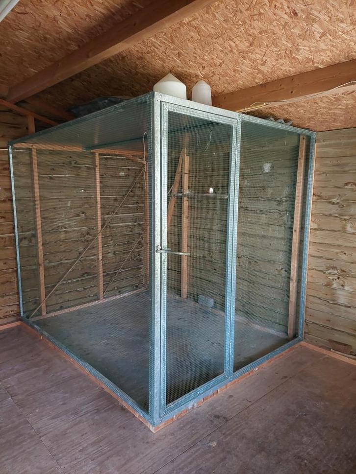 Binnen-en buiten voliere, Dieren en Toebehoren, Vogels | Hokken en Kooien, Volière, Overige materialen, Ophalen