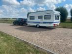 Hobby 460 UFE excellent easy 2005 Airco en mover, Caravans en Kamperen, Vast bed, Rondzit, Hobby, Particulier
