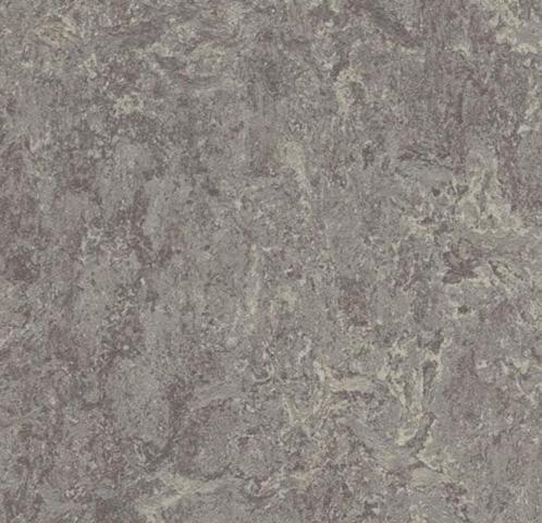 Couponnen Marmoleum Real 2629 nú €10 pm2, Huis en Inrichting, Stoffering | Vloerbedekking, Nieuw, Vinyl, Grijs, Zwart, Overige kleuren