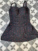 BEACHWAVE badpakjurk met stippen zwart/brique Maat 56, Kleding | Dames, Badmode en Zwemkleding, Zwart, Badpak, Ophalen of Verzenden