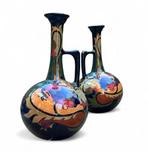 Gouda Plateel Holland Vaas Jaren 50, Antiek en Kunst, Antiek | Vazen, Ophalen of Verzenden