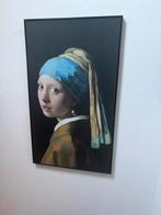 Canvas schilderij meisje met de parel 70x100cm, Ophalen