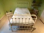 Vintage koperen bed op wieltjes, Ophalen