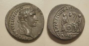 Romeinse munt Augustus Denarius - VF/XF, 2 BC beschikbaar voor biedingen