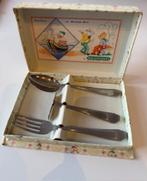 Vintage Sola Tom Poes en Bruintje Beer kinderbestek, Antiek en Kunst, Antiek | Bestek, Ophalen of Verzenden