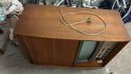 Oude televisie met houtenschijf kast, Audio, Tv en Foto, Vintage Televisies, Ophalen, Gebruikt, 40 tot 60 cm, Overige merken