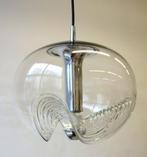 Vintage Peill & Putzler Wave hanglamp Futura Space Age XXL, Ophalen of Verzenden, Gebruikt, Vintage design hanglamp 70's Space Age