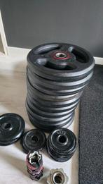 Domyos 5kg halterschijven rubber 4x, Ophalen of Verzenden, Zo goed als nieuw