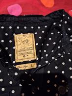 Maat L stippen blouse met lange mouwen, Ophalen of Verzenden, Zo goed als nieuw, Zwart