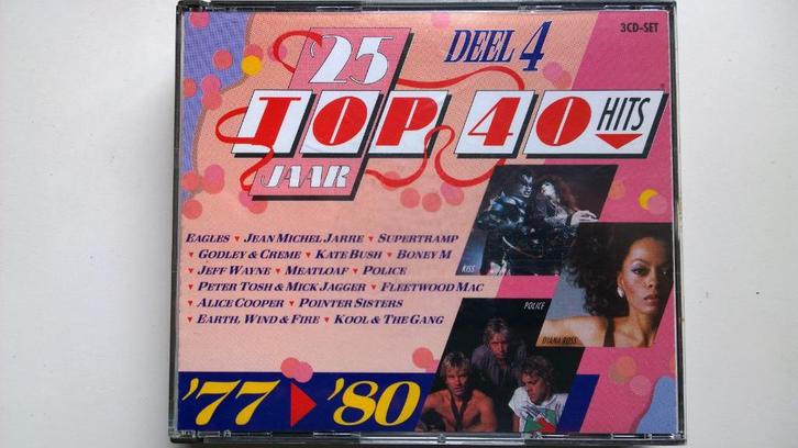 25 Jaar Top 40 Hits Deel 4 1977-1980, Cd's en Dvd's, Cd's | Verzamelalbums, Zo goed als nieuw, Pop, Ophalen of Verzenden