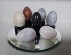 7 prachtige natuurstenen decoratieve eieren, Verzamelen, Mineralen en Fossielen, Ophalen of Verzenden