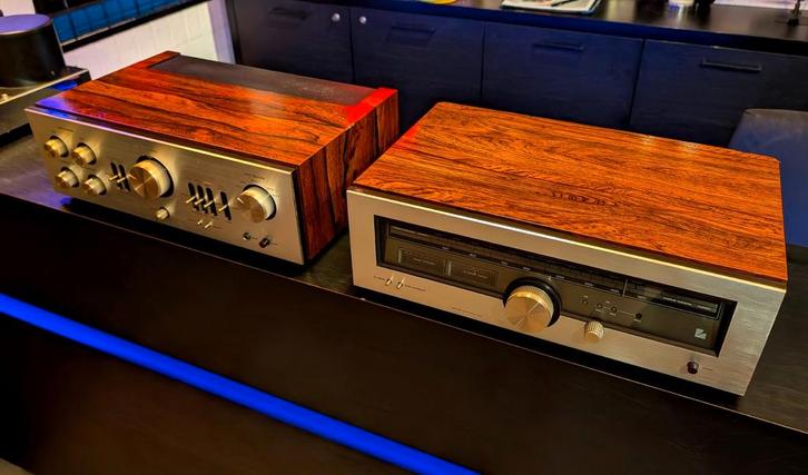 LUXMAN SET • L-80 Versterker T-88V Tuner • GARANTIE •, Audio, Tv en Foto, Versterkers en Receivers, Refurbished, Stereo, Minder dan 60 watt