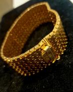 Massieve Armband 18kt 750, Ophalen of Verzenden, Zo goed als nieuw, Goud