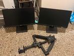 2x HP 24x / x24 144Hz 24 inch beeldscherm monitor +standaard, Computers en Software, Monitoren, Gebruikt, 3 tot 5 ms, 101 t/m 150 Hz