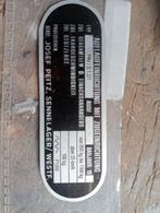 Peitz nieuw typeplaatje 1200kg as, Ophalen of Verzenden, Nieuw