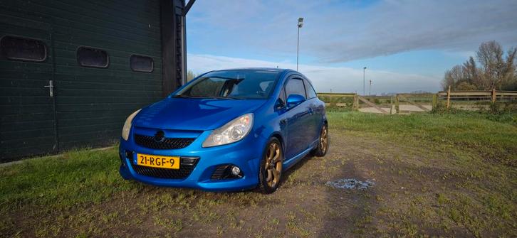 Opel Corsa 1.6 OPC 3D 2008 Blauw, Auto's, Opel, Particulier, Corsa, Benzine, E, Hatchback, Handgeschakeld, Geïmporteerd, Blauw