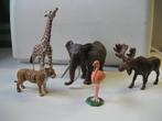 schleich dieren 5 stuks, Ophalen of Verzenden, Zo goed als nieuw, Wild dier, Beeldje of Figuurtje