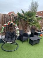 Hangstoel + loungeset tuin te koop, Ophalen of Verzenden, Zo goed als nieuw