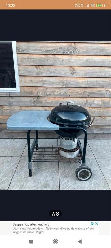 Prima Weber bbq met tafel beschikbaar voor biedingen