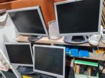 Grote partij monitoren diverse soorten en maten oa Hp, Dell,, Computers en Software, Monitoren, Ophalen, Gebruikt, 60 Hz of minder