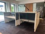 Voortman - Zit-sta Akoestiche quatro werkplek, 2 xDuo bureau, Huis en Inrichting, Bureaus, Ophalen of Verzenden, Elektrisch, Gebruikt