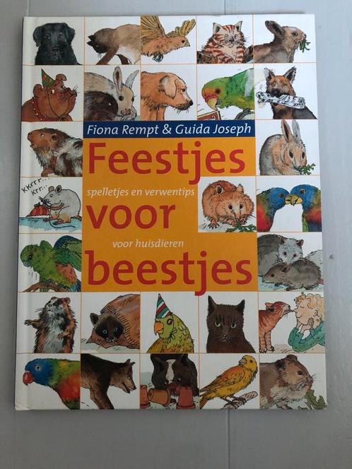Feestjes voor beestjes - Huisdieren boek, Boeken, Dieren en Huisdieren, Zo goed als nieuw, Honden, Ophalen of Verzenden