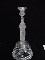 antieke glazen Jezus kandelaar, Ophalen of Verzenden, Glas