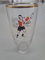 Feyenoord - Reims bierglas europacup 1963, Ophalen of Verzenden, Zo goed als nieuw, Feyenoord
