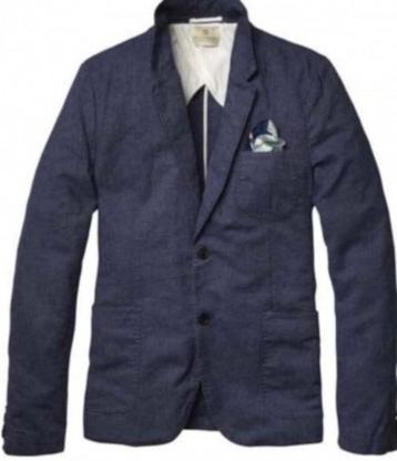 Scotch & Soda katoen/linnen colbert maat XXL/54 beschikbaar voor biedingen