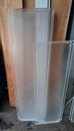 Plexiglas stroken dikte 10mm 6x ca 81x20 cm / 2x ca 68x20 cm, Ophalen, Gebruikt, Minder dan 80 cm, 80 tot 120 cm