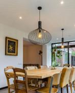 2x hanglamp metaal, Huis en Inrichting, Lampen | Hanglampen, Ophalen, 50 tot 75 cm, Zo goed als nieuw, Metaal