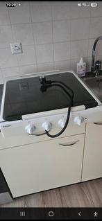 Keramische kookplaat 4 pits Pelgrim, Ophalen, Gebruikt, Wit