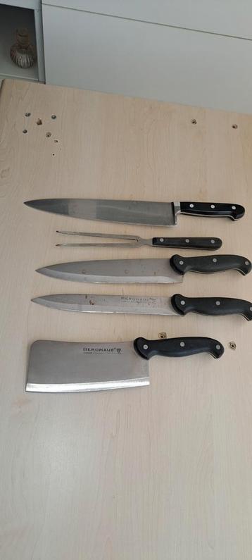 Berghuis Messenset - Gebruikt, Slijpen Nodig beschikbaar voor biedingen