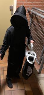 Dood(Reaper)Halloween Kostuum, Ophalen of Verzenden, Gebruikt, 122 t/m 128, Jongen of Meisje