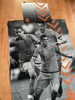 Eenpersoons dekbedovertrek met voetballers, Ophalen of Verzenden, Zo goed als nieuw, Dekbedovertrek