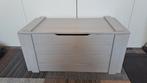 Woood Dennis houten speelgoedkist lichtgrijs, Huis en Inrichting, Ophalen, Minder dan 50 cm, Gebruikt, 50 tot 100 cm