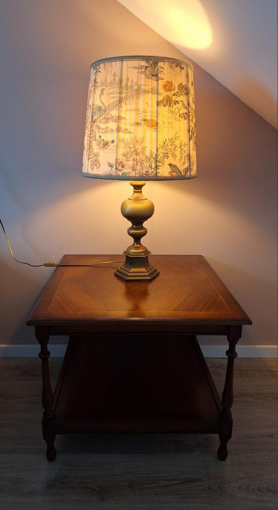 Heldense Houten Bijzettafels met Onderblad, Huis en Inrichting, Tafels | Bijzettafels, Gebruikt, Vierkant, 45 tot 60 cm, 55 tot 75 cm