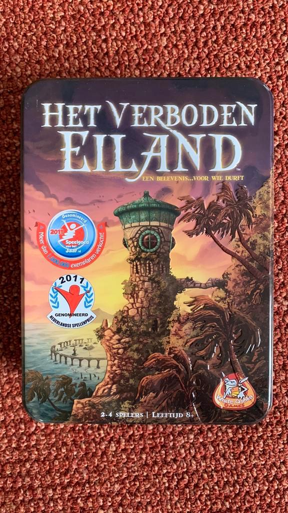 Het verboden eiland spel van White Goblin Games, Hobby en Vrije tijd, Gezelschapsspellen | Overige, Zo goed als nieuw, Ophalen of Verzenden