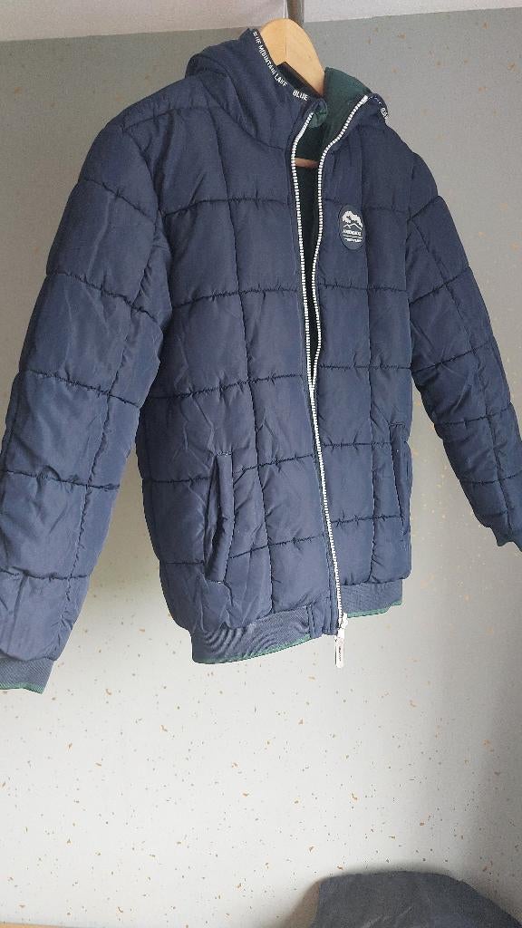 WE reversible winterjas maat 158/164, Kinderen en Baby's, Kinderkleding | Maat 158, Zo goed als nieuw, Jongen, Jas, Ophalen of Verzenden