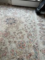 Grote Perzisch Tapijt met Bloemmotief, Ophalen, Crème, Gebruikt, 200 cm of meer