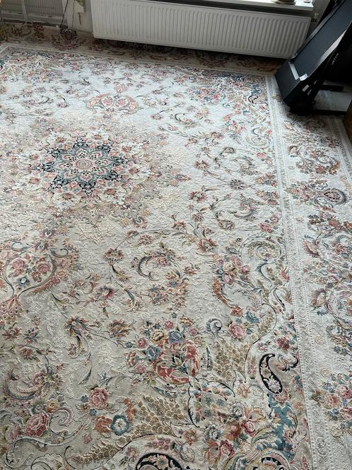 Grote Perzisch Tapijt met Bloemmotief, Huis en Inrichting, Stoffering | Tapijten en Kleden, Gebruikt, 200 cm of meer, 200 cm of meer