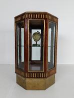 Achthoekige Vitrinekast 19e Eeuw antiek, Antiek en Kunst, Ophalen