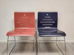 2x Vintage stoel Nuovo Design Niels Gammelgaard Bent Krogh, Ophalen, Gebruikt, Twee, Blauw