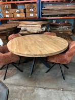Ronde eettafel 140 cm, Ophalen of Verzenden, Zo goed als nieuw, Rond, 100 tot 150 cm