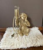 AAP Tafellamp goudkleur, Ophalen of Verzenden, Zo goed als nieuw, Kunststof, Minder dan 50 cm