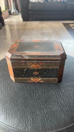 Brocante Douwe Egberts blik oud koffie, Antiek en Kunst, Verzenden