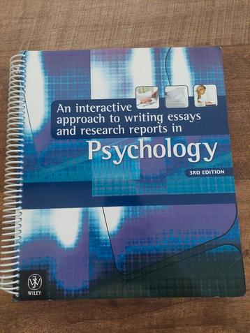 An interactive approach in writing essays and research beschikbaar voor biedingen