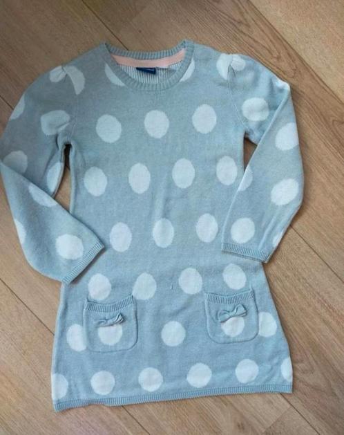 Zgan! Warme gebreide grijze jurk van Lupilu! Mt 98/104, Kinderen en Baby's, Kinderkleding | Maat 98, Zo goed als nieuw, Meisje
